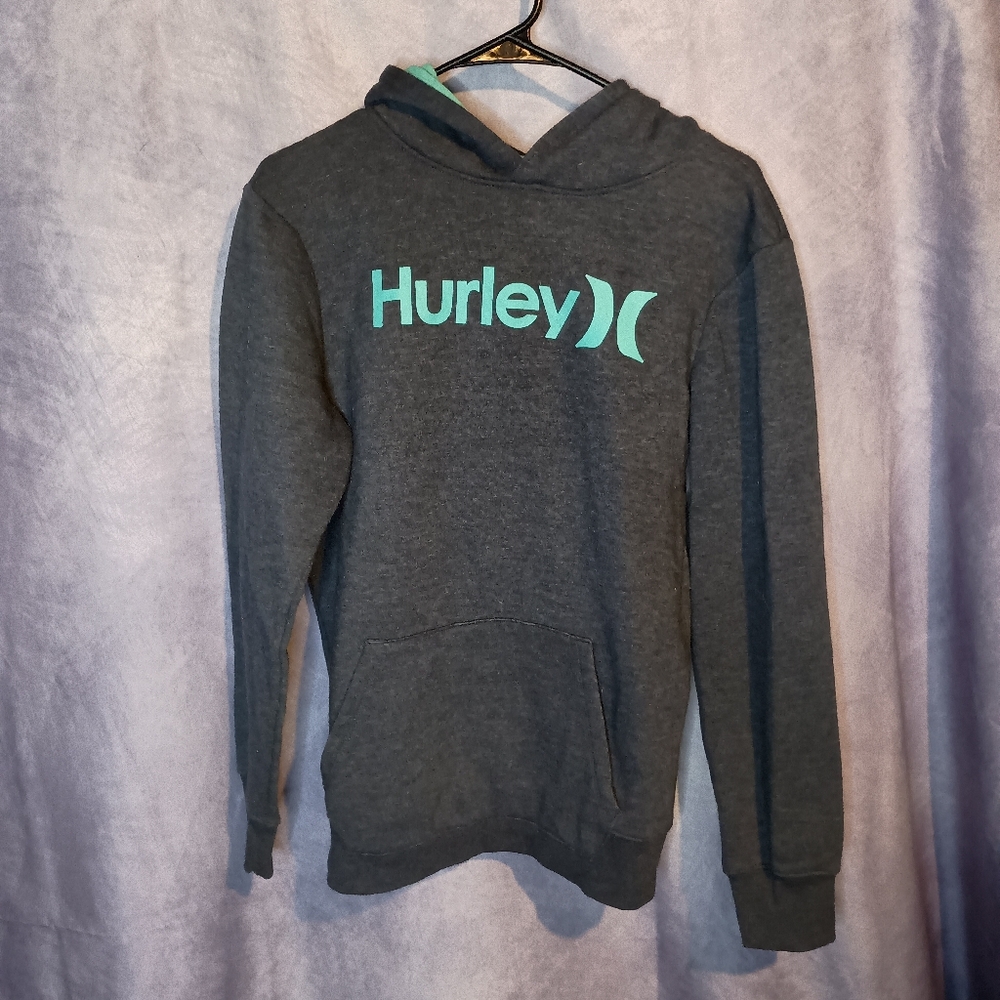 Hurley Boys Teal/Blue Pullover Hoodie